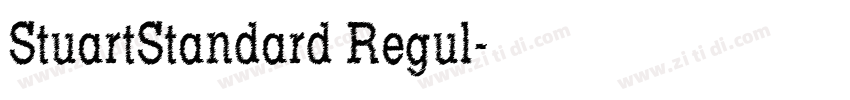 StuartStandard Regul字体转换